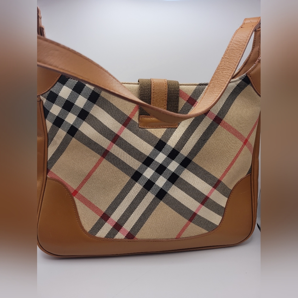 Burberry Nova Check Hobo Hand Shoulder Bag - Picture 2 of 4